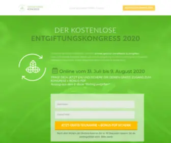 Entgiftungskongress.info(EntgiftungskongressOnline & kostenlos) Screenshot