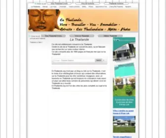 Enthailande.org(En Thailande) Screenshot