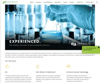 Enthalpy.com(Enthalpy Analytical) Screenshot