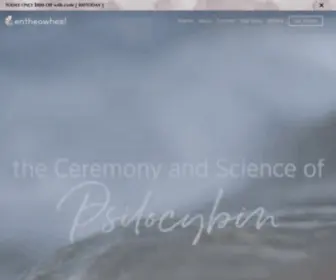 Entheowheel.com(The Ceremony and Science of Psilocybin) Screenshot