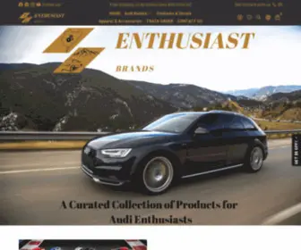 Enthusiastbrand.com(Enthusiast Brands) Screenshot