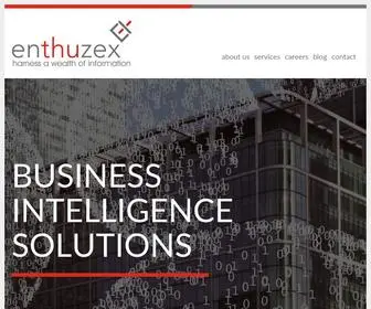 Enthuzex.co.za(Business Intelligence Solutions) Screenshot