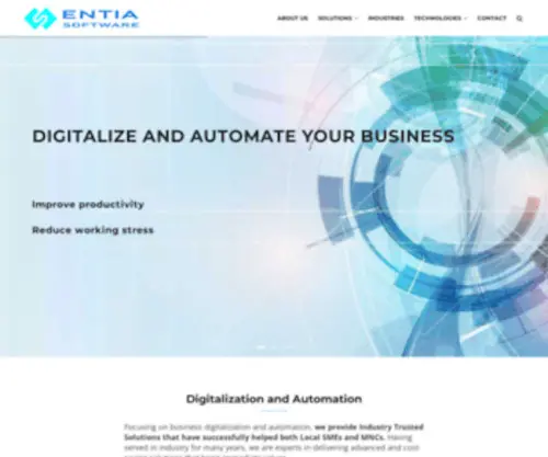 Entiasoftware.com.sg(Entiasoftware) Screenshot