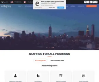 Entigrity.com(Entigrity) Screenshot