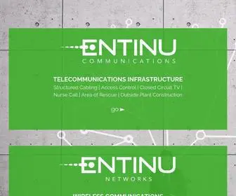 Entinu.com(Telecommunications Infrastructure & Wireless Communications) Screenshot