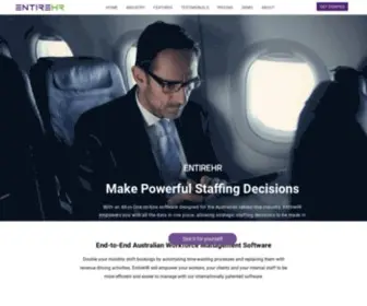 Entirehr.com.au(Staffing Agency Software) Screenshot