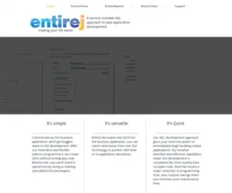 Entirej.com(Making your life easier) Screenshot