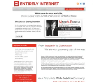 Entirelyinternet.com(Entirely Internet Windsor Web Designs and Complete Web Solutions) Screenshot