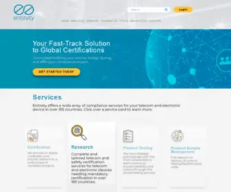 Entirety.biz(Making compliance simple) Screenshot