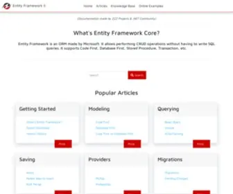 Entityframework.net(Entity Framework 6) Screenshot