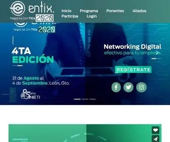 Entix.mx(Inicio) Screenshot