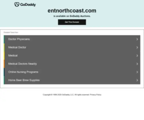 Entnorthcoast.com(Northcoast Ear) Screenshot