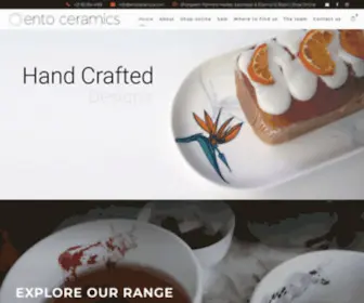 Entoceramics.com(A range of fine) Screenshot