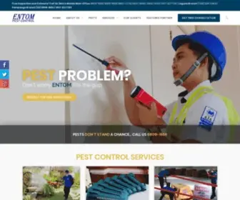 Entompestcontrol.com(Entom Pest Control) Screenshot