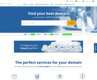 Entorno.com(Domains, hosting) Screenshot