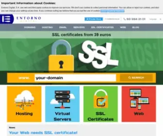 Entorno.domains(Domains, hosting) Screenshot