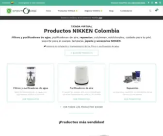 Entornovital.com(Filtros y purificadores de agua NIKKEN) Screenshot