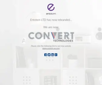 Entotem.com(Convert Technologies) Screenshot