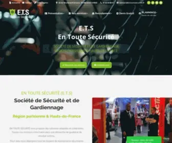 Entoutesecurite.fr(Entreprise Gardiennage) Screenshot