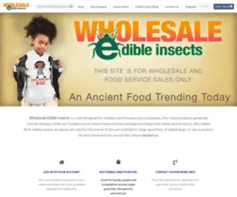 Entovida.com(Edible Insect Products for Retail Sale) Screenshot