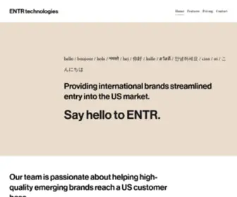 ENTR.co(ENTR technologies) Screenshot