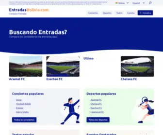 Entradasbolivia.com(Comparar Entradas) Screenshot