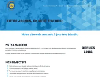 Entraidejeunesse.qc.ca(Accueil) Screenshot