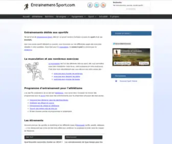 Entrainement-Sport.com(Entrainement Sport : Running) Screenshot