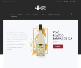 Entrecopasyvinos.com(Tienda de vinos) Screenshot