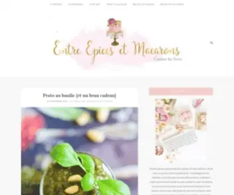 Entreepicesetmacarons.com(Entreepicesetmacarons) Screenshot