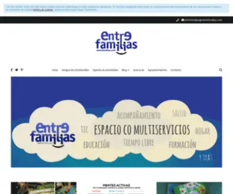 Entrefamilias.com(Soluciones prácticas y creativas para las personas ofrecidas por profesionales de confianza y blog de utilidades para facilitar la vida en familia) Screenshot