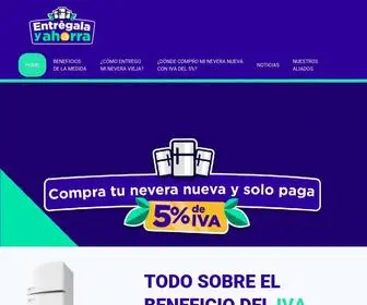 Entregalayahorra.com(Programa Nacional de Sustitución de Neveras) Screenshot