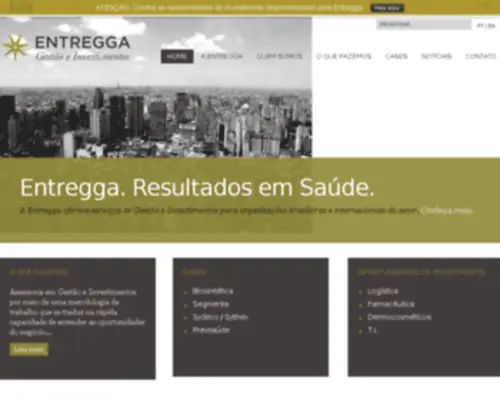 Entregga.com.br(Entregga Investimentos e Gestão) Screenshot