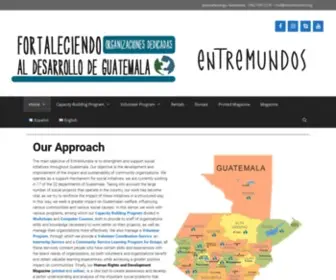 Entremundos.org(Quetzaltenango, Guatemala) Screenshot