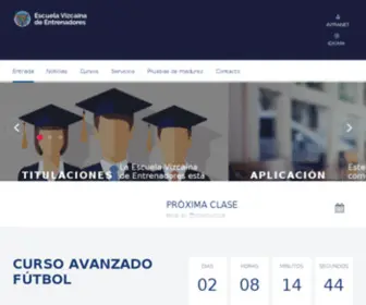 Entrenadoresbizkaia.com(Entrada) Screenshot