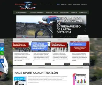 Entrenadorjorgeortega.com(Entrenador de Triatlón) Screenshot