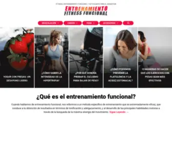 Entrenamiento-Fitness-Funcional.com(Fitness, entrenamiento funcional y actividades para el bienestar) Screenshot