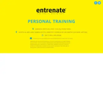 Entrenate.com.uy(Bienvenidos a Entrenate) Screenshot