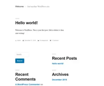 Entrenet.com(Just another WordPress site) Screenshot