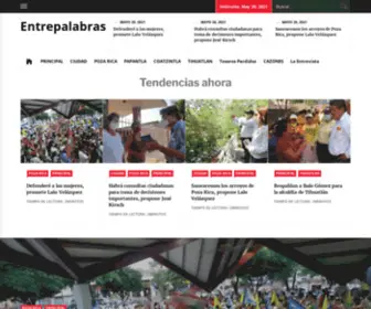 Entrepalabras.com.mx(Entrepalabras) Screenshot