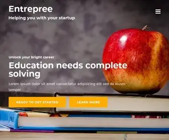 Entrepree.com(Helping you with your startup) Screenshot