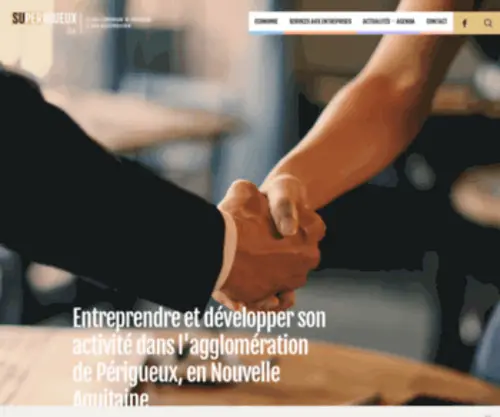 Entreprendre-Agglo-Perigueux.com(Entreprendre ou développer une entreprise) Screenshot