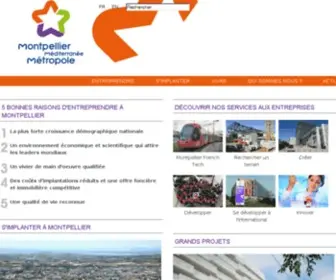 Entreprendre-Montpellier.com(Investir à Montpellier) Screenshot