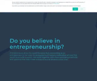 Entreprenerdy.com(Efficient entrepreneurship support programmes) Screenshot