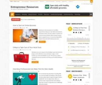 Entrepreneur-Resources.net(Entrepreneur Resources) Screenshot