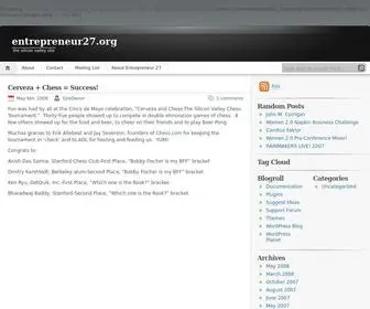 Entrepreneur27.org(Entrepreneur 27) Screenshot