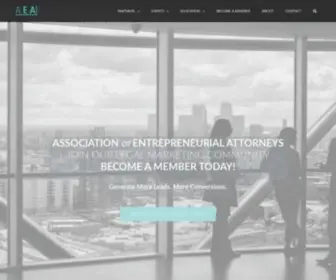 Entrepreneurialattorneys.org(Association of Entrepreneurial Attorneys) Screenshot