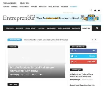 Entrepreneurnews.co.uk(Entrepreneur News) Screenshot