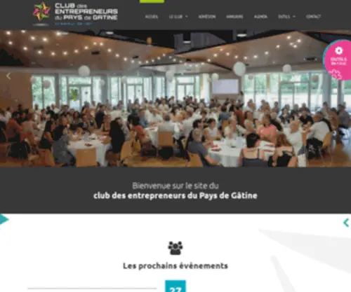 Entrepreneurs-Gatine.fr(Bienvenue sur le site du club des entrepreneurs du Pays de Gâtine) Screenshot