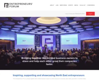 Entrepreneursforum.net(Entrepreneurs’ Forum) Screenshot